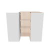Modernform Cabinet Gloss White 24" W X 30" H X 12" D Wall Easy Reach Cabinet