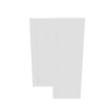 Modernform Cabinet White Shaker 24" W X 36" H X 12" D Wall Easy Reach Cabinet