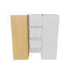 Modernform Cabinet Natural Oak 24" W X 36" H X 12" D Wall Easy Reach Cabinet