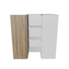Modernform Cabinet Walnut 24" W X 36" H X 12" D Wall Easy Reach Cabinet