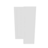 Modernform Cabinet White Shaker 24" W X 42" H X 12" D Wall Easy Reach Cabinet