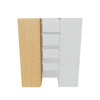 Modernform Cabinet Natural Oak 24" W X 42" H X 12" D Wall Easy Reach Cabinet