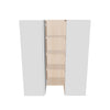Modernform Cabinet Gloss White 24" W X 42" H X 12" D Wall Easy Reach Cabinet