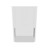 Modernform Cabinet White Shaker 27" W X 42" H X 12" D Microwave w/Bottom Shelf
