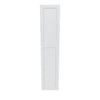 J&K White Shaker S8 Pantry w/Roll-Out Trays 18" W x 90" H x 27" D