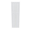 J&K White Shaker S8 Pantry w/Roll-Out Trays 24" W x 84" H x 27" D