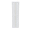 J&K White Shaker S8 Pantry w/Roll-Out Trays 24" W x 96" H x 27" D