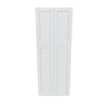 J&K White Shaker S8 Pantry w/Roll-Out Trays 30" W x 84" H x 27" D