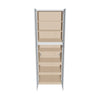 J&K White Shaker S8 Pantry w/Roll-Out Trays 30" W x 90" H x 27" D