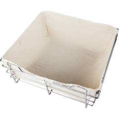 Cloth Basket Liner for 16"D x 17"W x 11"H Closet Pullout Basket