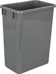 Double Grey 35 Quart Top-Mount Trashcan Pullout for 15" Opening