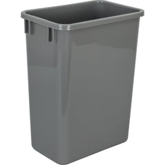 Double Grey 35 Quart Top-Mount Trashcan Pullout for 15" Opening