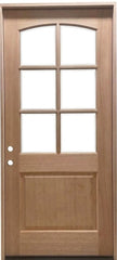 3/6x8/0 Exterior Mahogany Door | 6 Lite