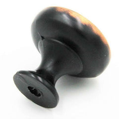 Round Cabinet Knob in Oil Rubbed Bronze