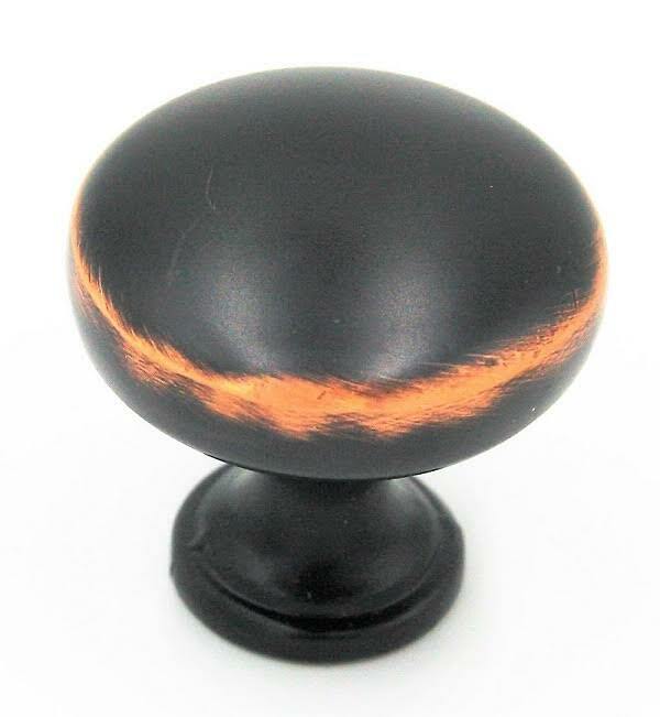 Round Cabinet Knob in Oil Rubbed Bronze