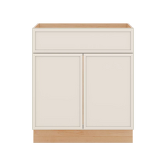 Modernform Cabinet Slim Dove White 30" W X 34 1/2" H X 24" D Double Door Sink Base Cabinet