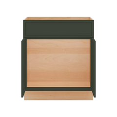 Modernform Cabinet Slim Sage Green 30" W X 34 1/2" H X 24" D Double Door Sink Base Cabinet