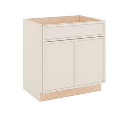 Modernform Cabinet Slim Dove White 33" W X 34 1/2" H X 24" D Double Door Sink Base Cabinet