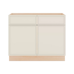 Modernform Cabinet Slim Dove White 42" W X 34 1/2" H X 24" D Double Door Sink Base Cabinet