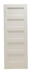 SBM 18 in x 96 in Shaker 5-Panel Solid Core Primed MDF Interior Door Slab