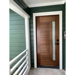 3/0x6/8 Exterior Mahogany Door One Line Glass
