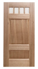 SBM 36x80 in Exterior Mahogany Door Slab or 4 Lite