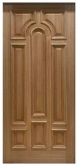 SBM 36x80 in Exterior Mahogany Door Slab Without glass