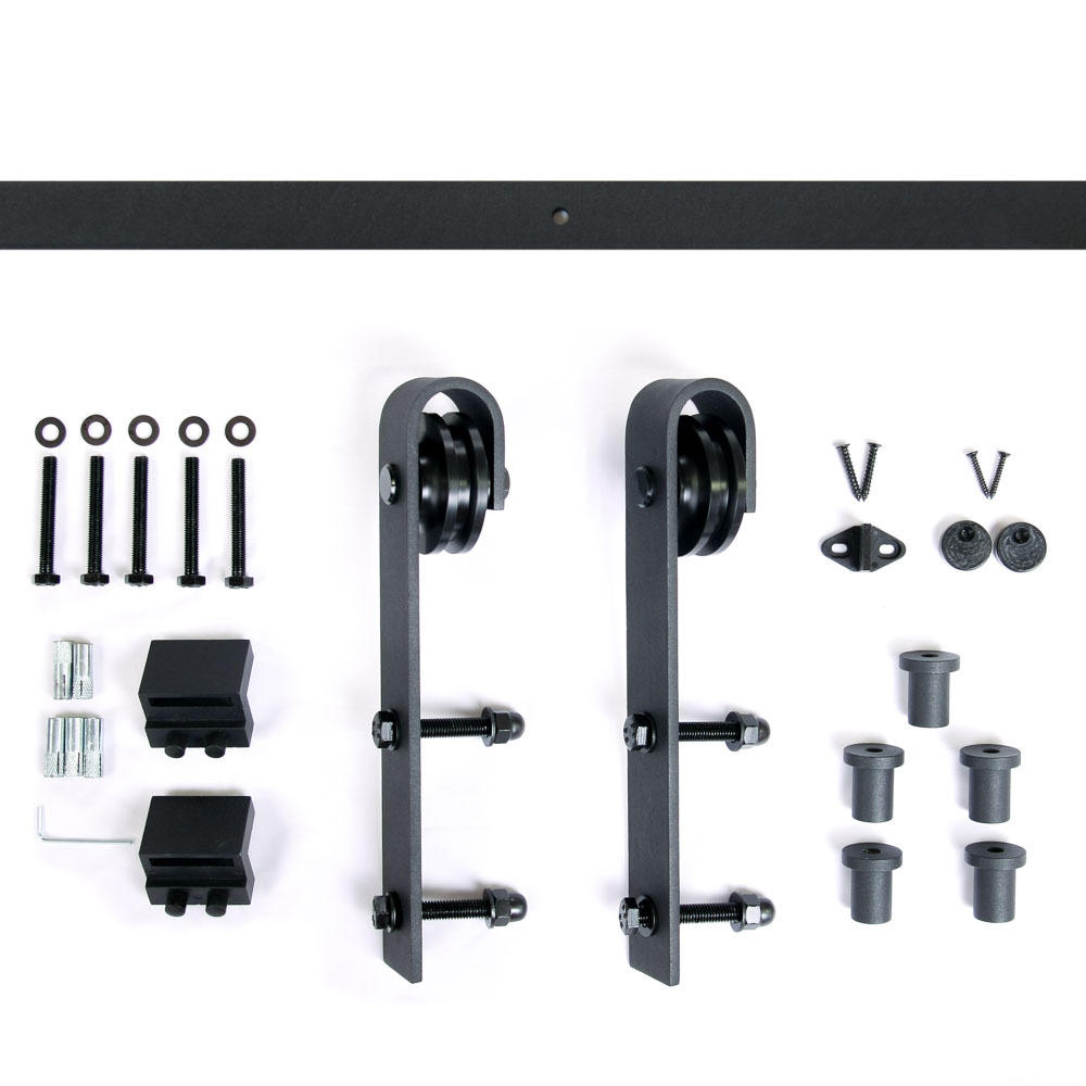 SBM Strap Overdoor-Style Barn Door Hardware Set