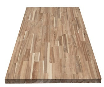 SBM Unfinished Acacia 74 in L x 39 in D x 1.5 in T Butcher Block Countertop