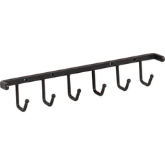 Matte Black Screw-Mount Belt Rack