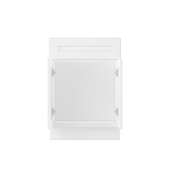 Sink Base Kitchen Cabinet SB24 Alpina White LessCare 24 in. width 34.5 in. height 24 in. depth - Kitchen Cabinets