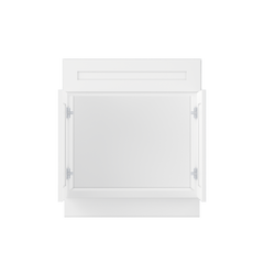 Sink Base Kitchen Cabinet SB30 Alpina White LessCare 30 in. width 34.5 in. height 24 in. depth - Kitchen Cabinets