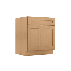 Sink Base Kitchen Cabinet SB30 Shaker Toffee LessCare 30 in. width 34.5 in. height 24 in. depth - Kitchen Cabinets