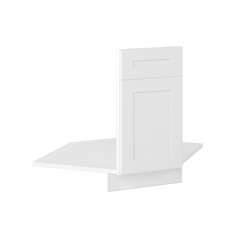 Sink Front Corner Base Kitchen Cabinet SFC36 Alpina White LessCare 34.5 in. height 36 in. depth - Kitchen Cabinets