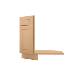 Sink Front Corner Base Kitchen Cabinet SFC36 Shaker Toffee LessCare 34.5 in. height 36 in. depth - Kitchen Cabinets