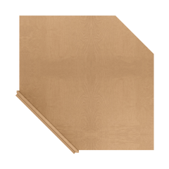 Sink Front Corner Base Kitchen Cabinet SFC42 Shaker Toffee LessCare 34.5 in. height 42 in. depth - Kitchen Cabinets