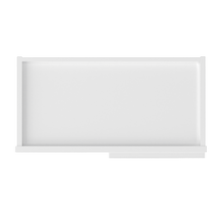 Square Corner Wall Blind Reversible Kitchen Cabinet SC2430 Alpina White LessCare 24 in. width 30 in. height 12 in.