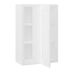 Square Corner Wall Blind Reversible Kitchen Cabinet SC2436 Alpina White LessCare 24 in. width 36 in. height 12 in.