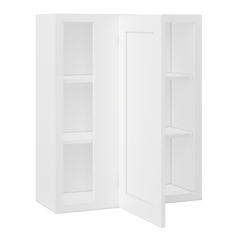 Square Corner Wall Blind Reversible Kitchen Cabinet SC3036 Alpina White LessCare 30 in. width 36 in. height 12 in.