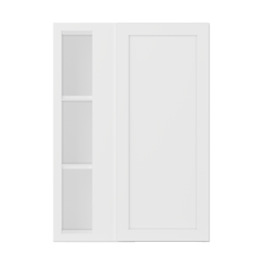 Square Corner Wall Blind Reversible Kitchen Cabinet SC3042 Alpina White LessCare 30 in. width 42 in. height 12 in.
