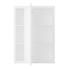 Square Corner Wall Blind Reversible Kitchen Cabinet SC3042 Alpina White LessCare 30 in. width 42 in. height 12 in.