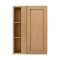 Square Corner Wall Blind Reversible Kitchen Cabinet SC3042 Shaker Toffee LessCare 30 in. width 42 in. height 12 in.