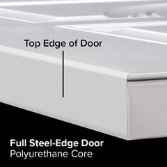 36 in. x 80 in. 1 Panel Primed 90 Min. Fire Rated House to Garage Single Prehung Interior Door