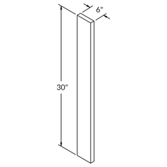 Straight Filler F630 Shaker Toffee LessCare 6 in. width 30 in. height