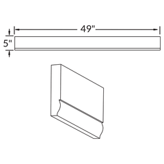 Straight Valance Molding V549ST Shaker Toffee LessCare 5 in. height 49 in. depth
