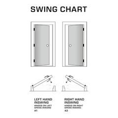 30 in x 80 in White 2-Panel Shaker Solid Core Primed MDF Prehung Interior Door
