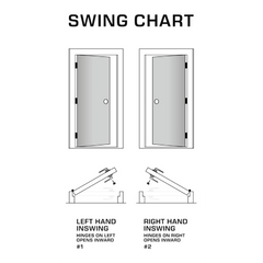 18 in x 80 in White 2-Panel Shaker Solid Core Primed MDF Prehung Interior Door