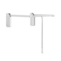 Polished Chrome Soft-close Expandable Wardrobe Lift for 25-1/2" - 35" Openings