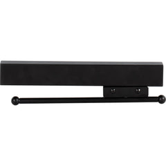 Matte Black 12" Sliding Valet Rod