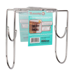 Polished Chrome Under Cabinet Wine Bottle Rack